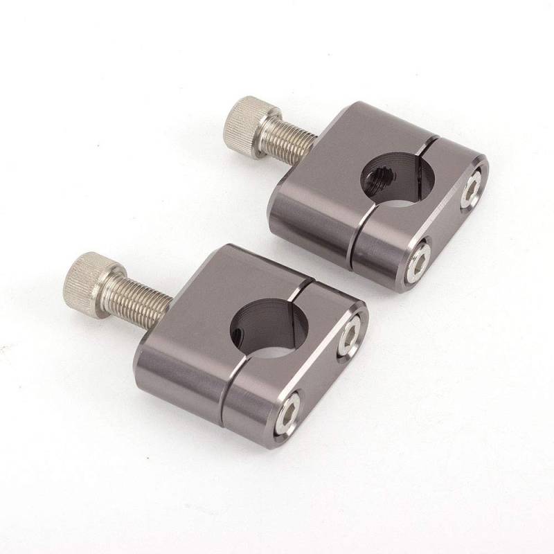LenkererhöHung Motorrad,Lenkerklemme Motorrad Motorrad-Lenker-Fat-Riser-Halterung-Klemmadapter 7/8 "- 1 1/8"(22mm Grey) von DLZFUDTY