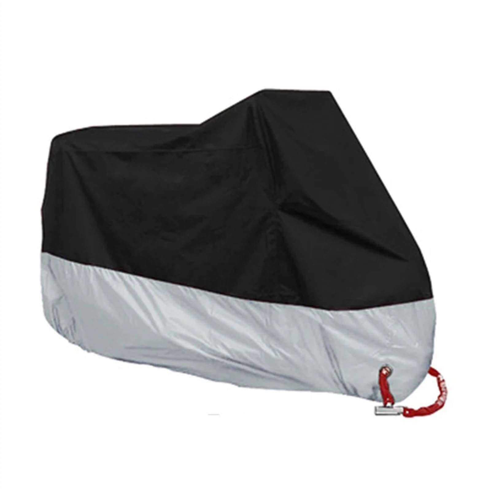 Motorrad Abdeckplane,Motorrad Abdeckplane Outdoor Motorrad Abdeckungen UV Anti Regen wasserdichte Outdoor Motocross Abdeckung Winter(No lock-02,4XL for 2301-2600mm) von DLZFUDTY
