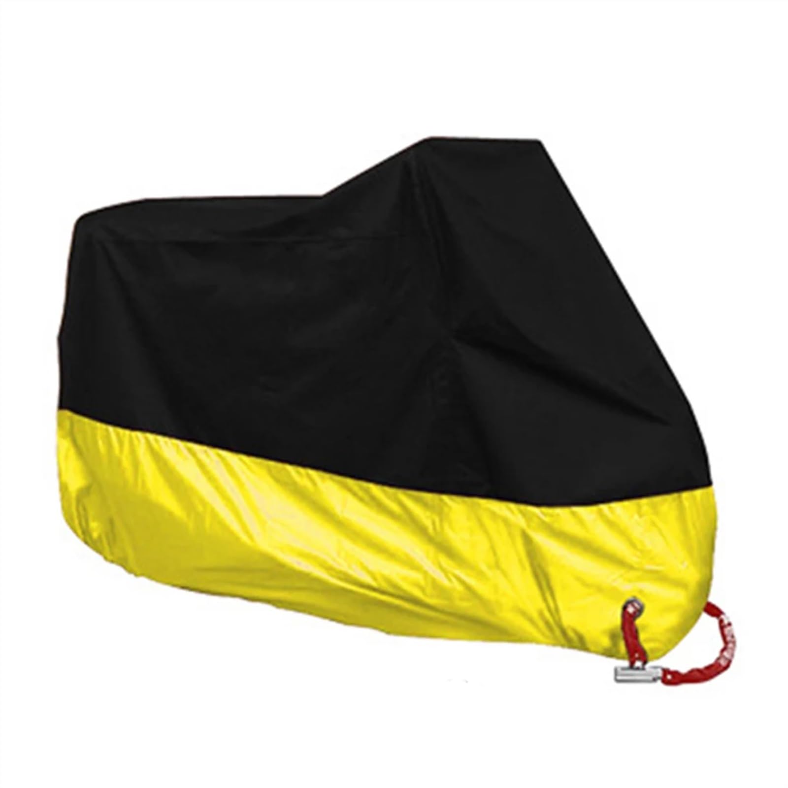 Motorrad Abdeckplane,Motorrad Abdeckplane Outdoor Motorrad Abdeckungen UV Anti Regen wasserdichte Outdoor Motocross Abdeckung Winter(No lock-08,4XL for 2301-2600mm) von DLZFUDTY
