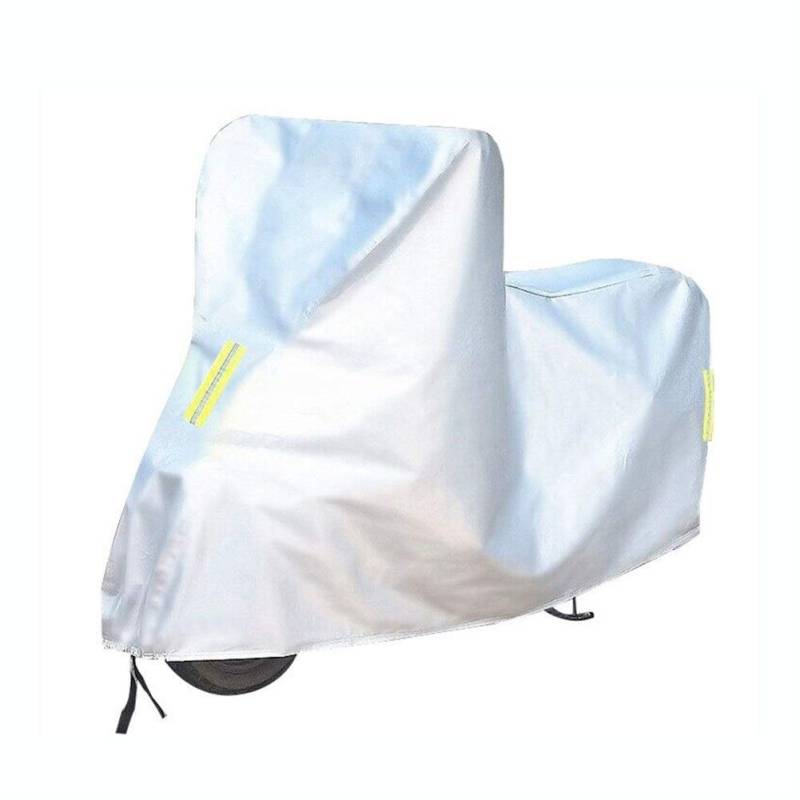 Motorrad Abdeckplane,Motorrad Abdeckplane Outdoor Motorradabdeckung Stoff Plane Abdeckung Stoff Motorrad Roller Abdeckung Schutz Wasserdicht Regendicht Staubdicht(XXXXL 295x110x140CM) von DLZFUDTY