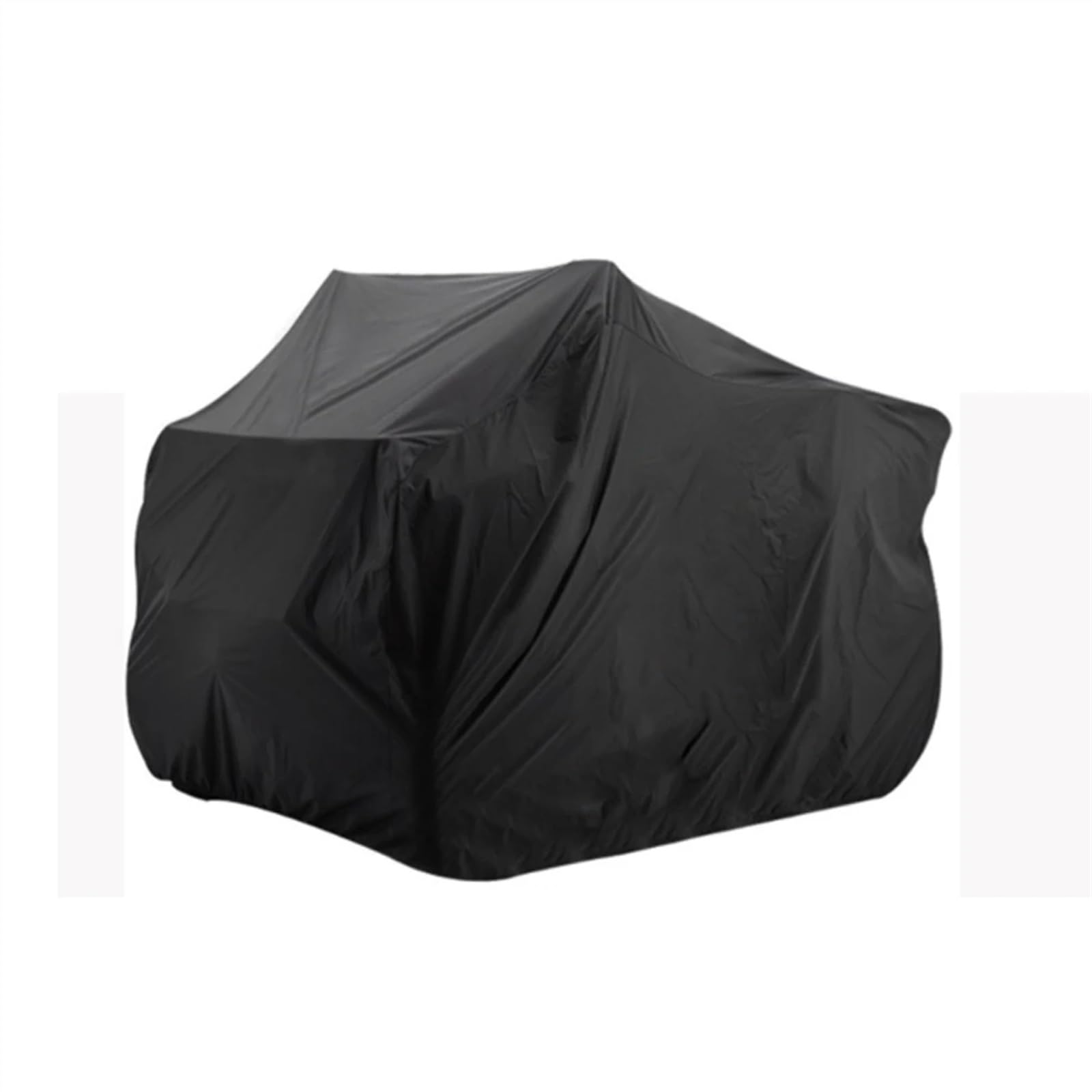 Motorrad Abdeckplane,Motorrad Abdeckplane Outdoor Universal Quad Bike ATV Roller Fahrzeug Regenmantel Wasserdicht Staubdicht Anti-UV Schützen Regen Abdeckung(Black,3XL-250x110x120cm) von DLZFUDTY