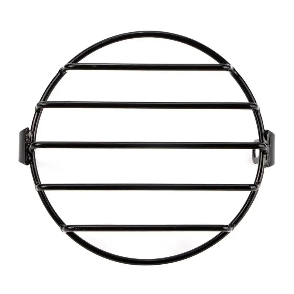 Motorrad Scheinwerfer Gitter,Scheinwerfergitter Mo 2 STÜCKE Passend Für Bobber Scheinwerferabdeckung 6,14 ''Motorrad Scheinwerfergitter Grillschutz Frontscheinwerfergitter Abdeckungsschutz(C) von DLZFUDTY