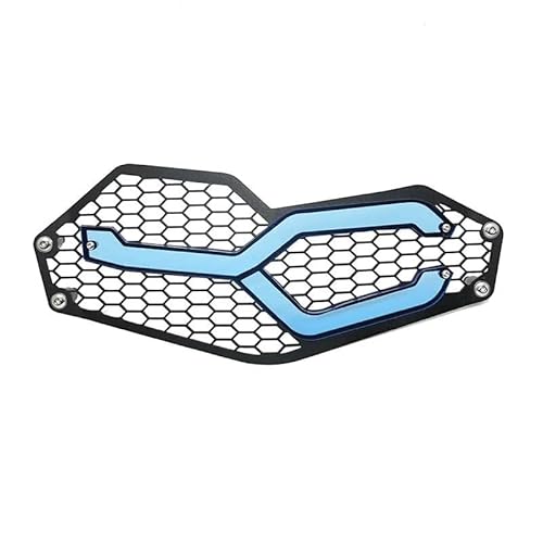 Motorrad Scheinwerfer Gitter,Scheinwerfergitter Mo Motorrad F750GS F850GS Scheinwerferschutz Scheinwerfergitter Schutzabdeckung Passend Für BMW F850GS 2018-2023(Blue) von DLZFUDTY