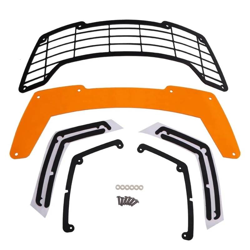 Motorrad Scheinwerfer Gitter,Scheinwerfergitter Mo Motorrad Scheinwerfer Schutz Kühlergrill Schutz Abdeckung Schutz Grill Passend Für PAN 1250 S RA1250 2020-2022 von DLZFUDTY