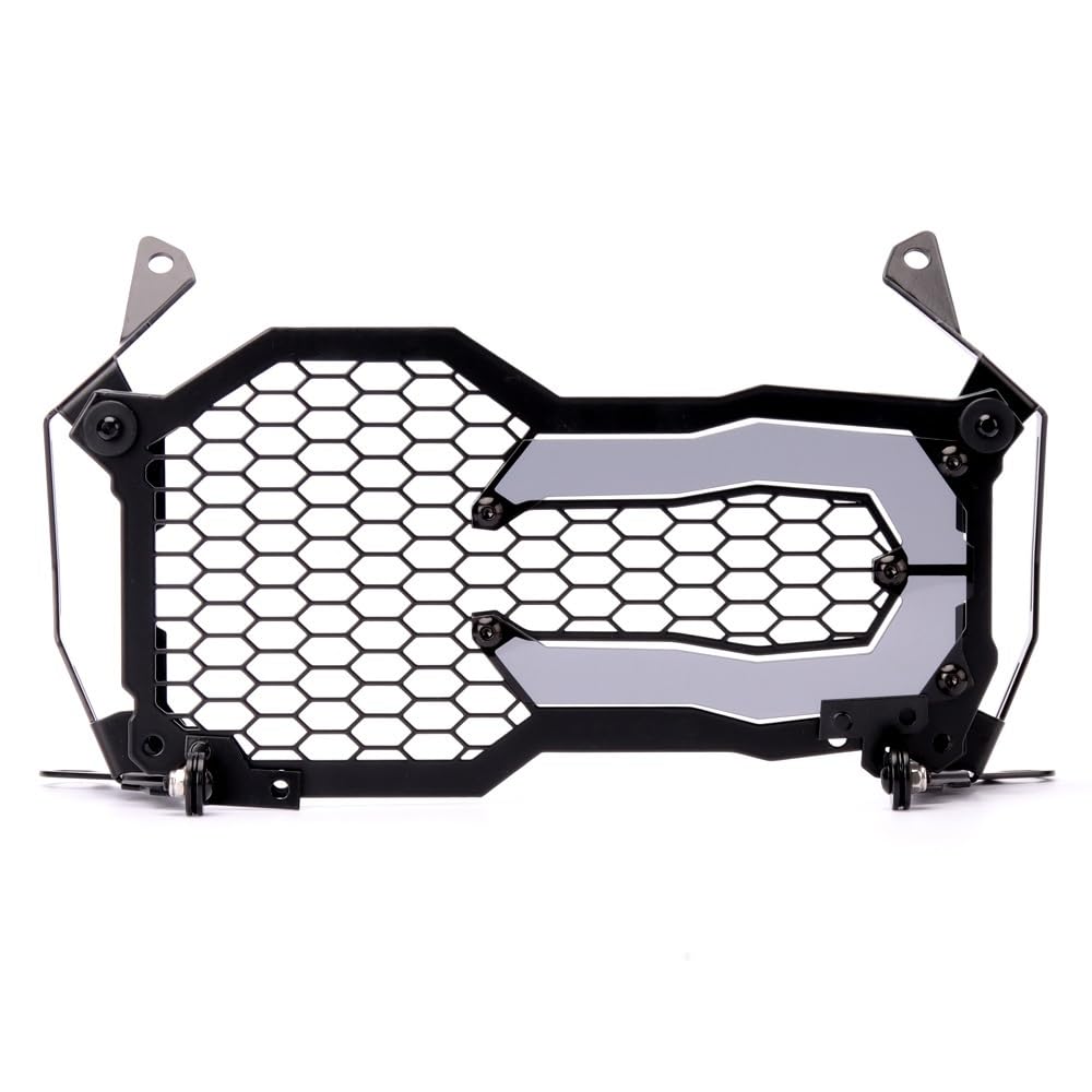 Motorrad Scheinwerfer Gitter,Scheinwerfergitter Mo Passend Für BMW R1250GS 2018-2022 Motorrad Flipable Scheinwerfer Protector Kopf Lichter Kühlergrill Schutz(Brown) von DLZFUDTY