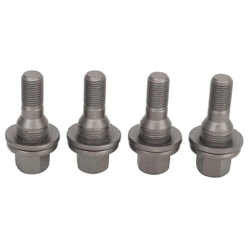 Radmuttern,Radmutter 4 Stück 17 mm Sechskant-Radmuttern 003549817 Reifenmuttern Bolzen Ersatz for 206 207 208 308 407 1007 von DLZFUDTY