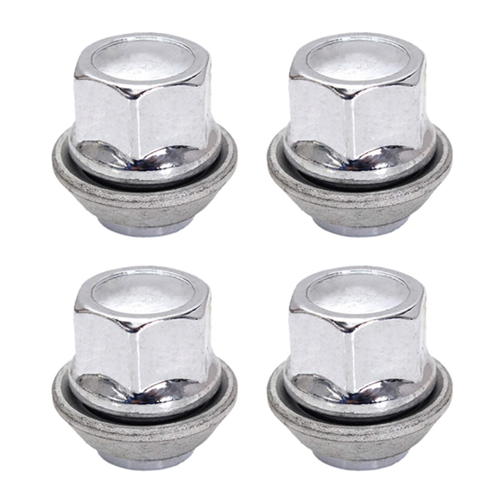 Radmuttern,Radmutter 4 Stücke M12x1.5 Ersatzrad Muttern Legierung 19mm Passend für Ford C-Max Cortina Passend für Fokus Chrom Radmuttern,Radmutter 4 Stücke M12x1.5 Ersatzrad Muttern Legierung 19mm Passend für Ford C-Max Cortina Passend für Fokus Chrom von DLZFUDTY