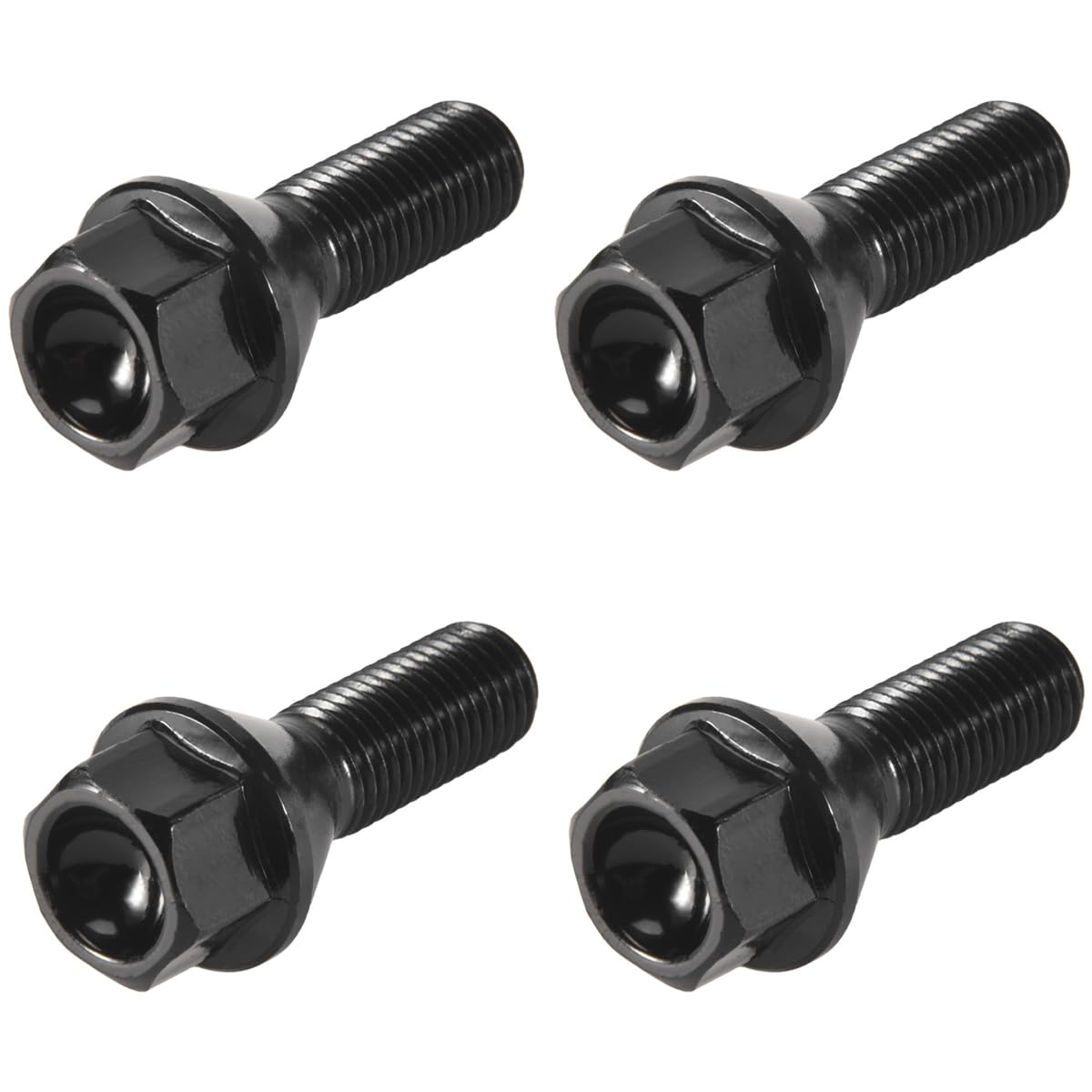 Radmuttern,Radmutter 4 Stücke Schwarze Radschraube Radmutter Passend for BMW E30 E36 E46 E60 E90 36136781150 Radmuttern,Radmutter 4 Stücke Schwarze Radschraube Radmutter Passend for BMW E30 E36 E46 E60 E90 36136781150 von DLZFUDTY