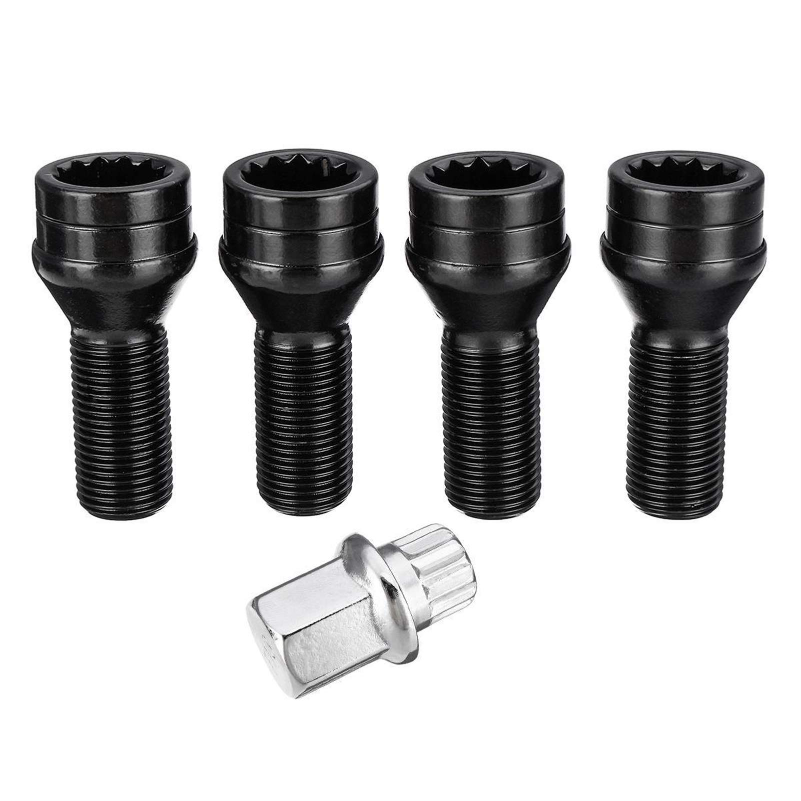 Radmuttern,Radmutter 4 Teile/Satz M14 X 1,25 Rad NUB-Verriegelungsbolzen Stiftmutter Diebstahlschraube Mit Schlüssel Passend für BMW R50 R52 R53 1 2 3 4 5 6 7 Serie Für Mini Radmuttern,Radmutter 4 Teile/Satz M14 X 1,25 Rad NUB-Verriegelungsbolzen Stiftmutter Diebstahlschraube Mit Schlüssel Passend für BMW R50 R52 R53 1 2 3 4 5 6 7 Serie Für Mini von DLZFUDTY