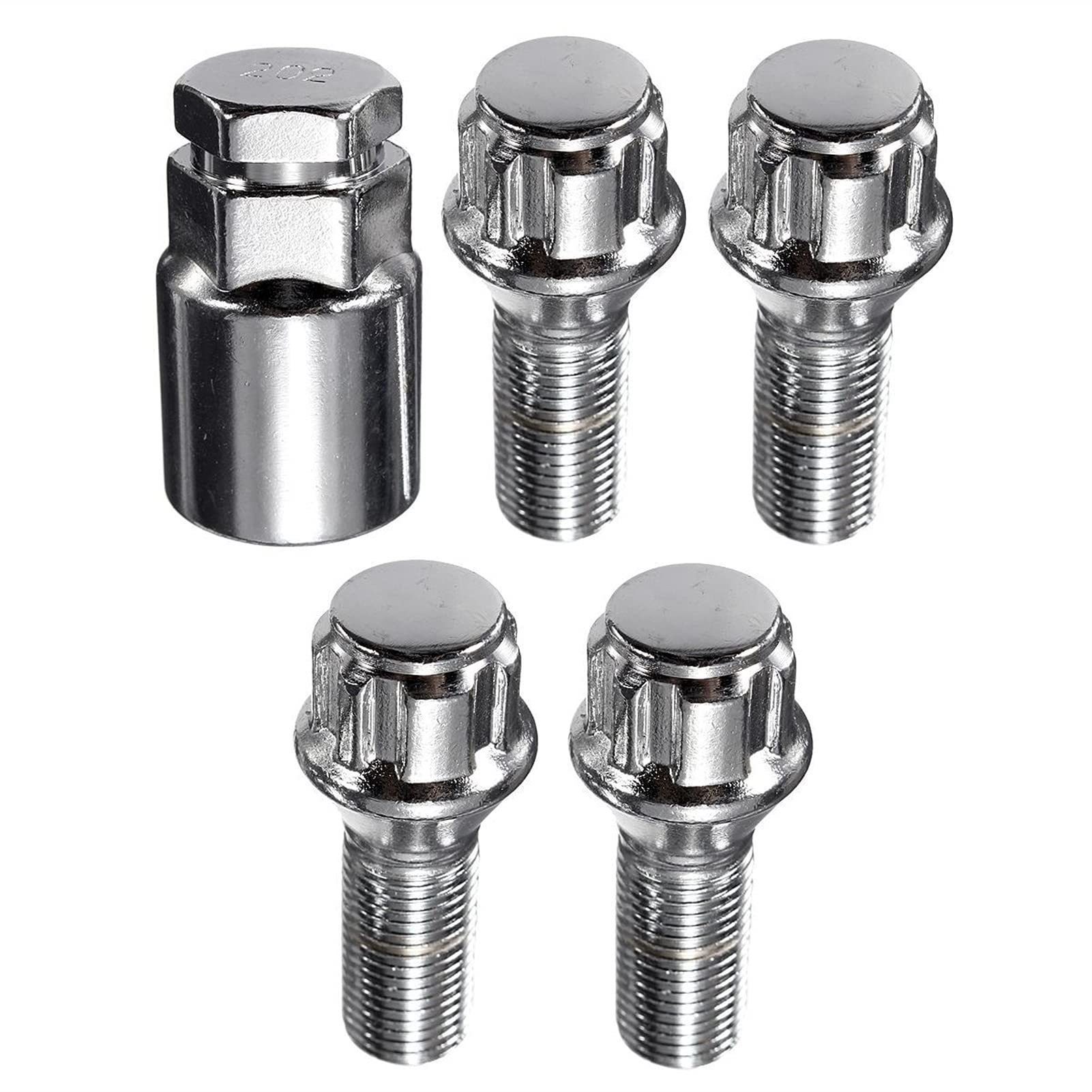 Radmuttern,Radmutter 5pcs / Set Legierungs-Rad-Lock-Bolzen Verriegelungssicherheits-Nase-Nüsse Radmuttern,Radmutter 5pcs / Set Legierungs-Rad-Lock-Bolzen Verriegelungssicherheits-Nase-Nüsse von DLZFUDTY
