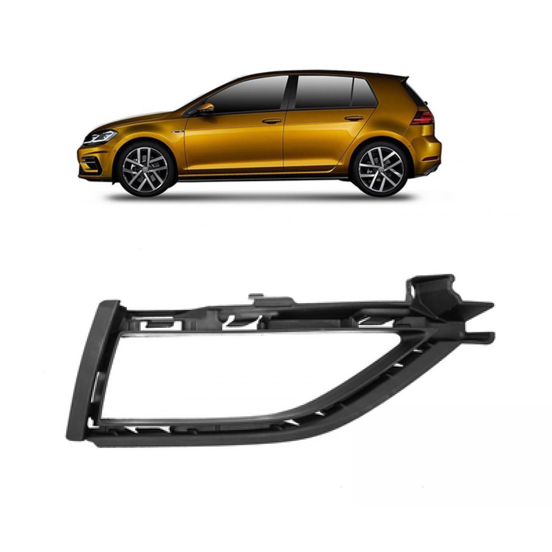 DM Autoteile 101037 Nebelscheinwerfer Gitter vorne rechts kompatibel für VW Golf 7 VII 5G1 Facelift 2016-2020 DM Autoteile 101037 Nebelscheinwerfer Gitter vorne rechts kompatibel für VW Golf 7 VII 5G1 Facelift 2016-2020 von DM Autoteile