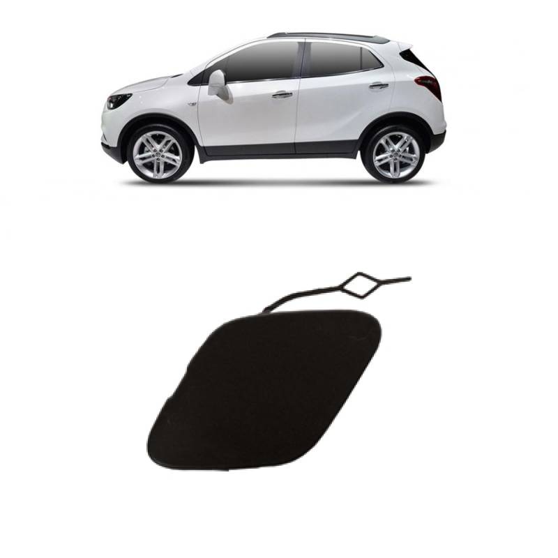 DM Autoteile 105762 Abschlepphaken Abdeckung Stoßstange vorne kompatibel für Opel Mokka X ab 12 von DM Autoteile