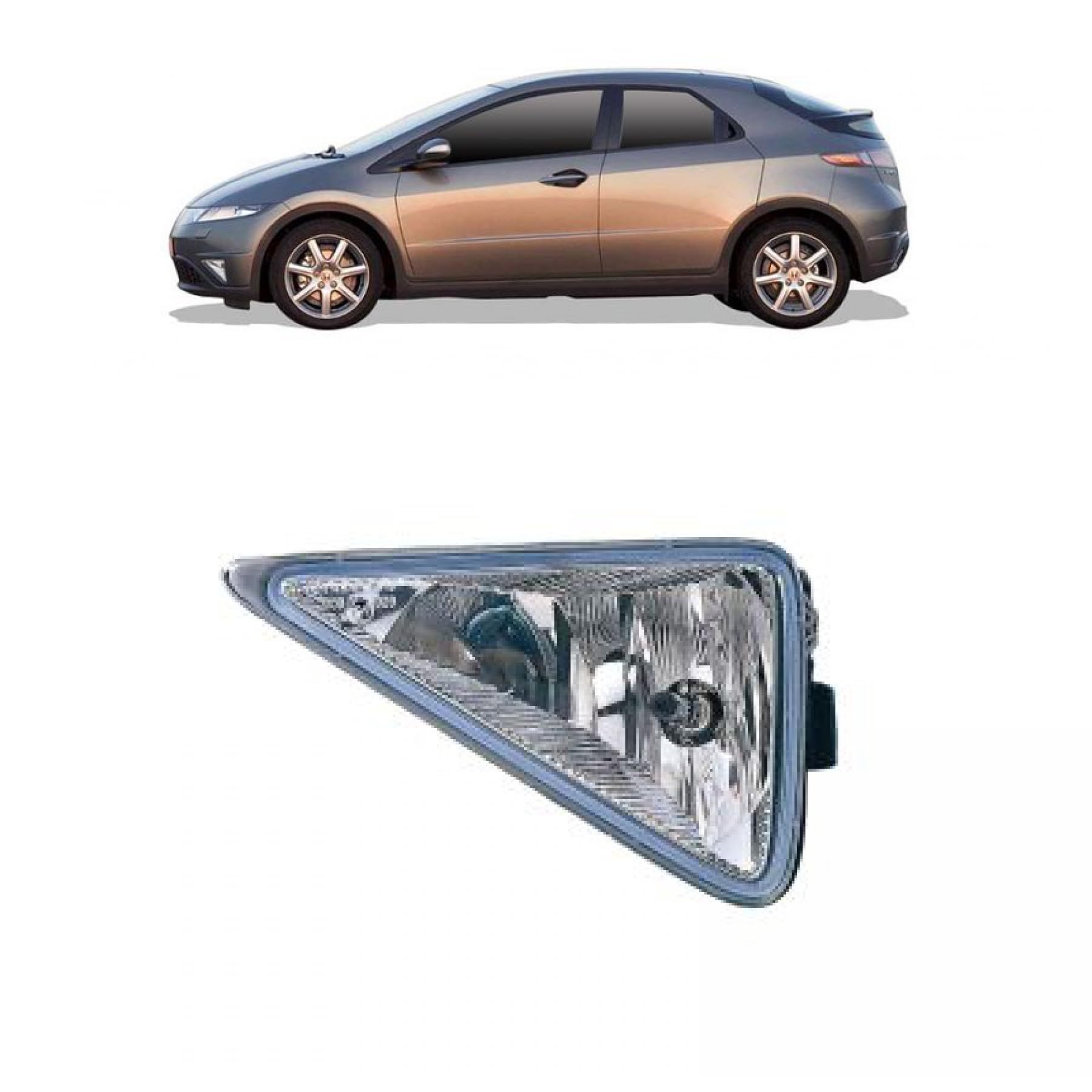 DM Autoteile 108215 Nebelscheinwerfer Nebelleuchte links H11 kompatibel für Honda Civic VIII Hatchback FN FK DM Autoteile 108215 Nebelscheinwerfer Nebelleuchte links H11 kompatibel für Honda Civic VIII Hatchback FN FK von DM Autoteile