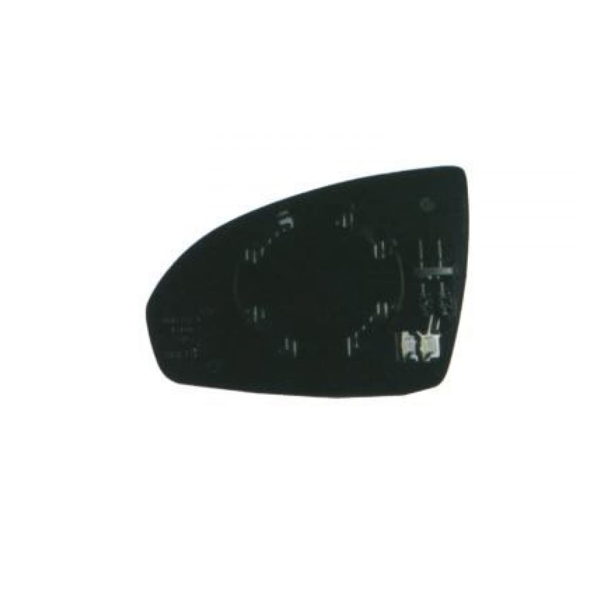 DM Autoteile 111616 Spiegelglas Außenspiegel rechts konvex kompatibel für Smart fortwo Coupe (450) (451) von DM Autoteile