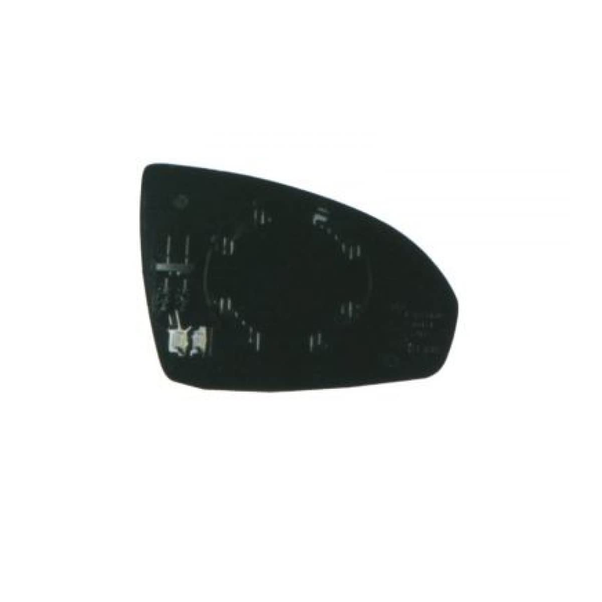 DM Autoteile 111617 Spiegelglas Außenspiegel links konvex kompatibel für Smart fortwo Coupe (450) (451) von DM Autoteile