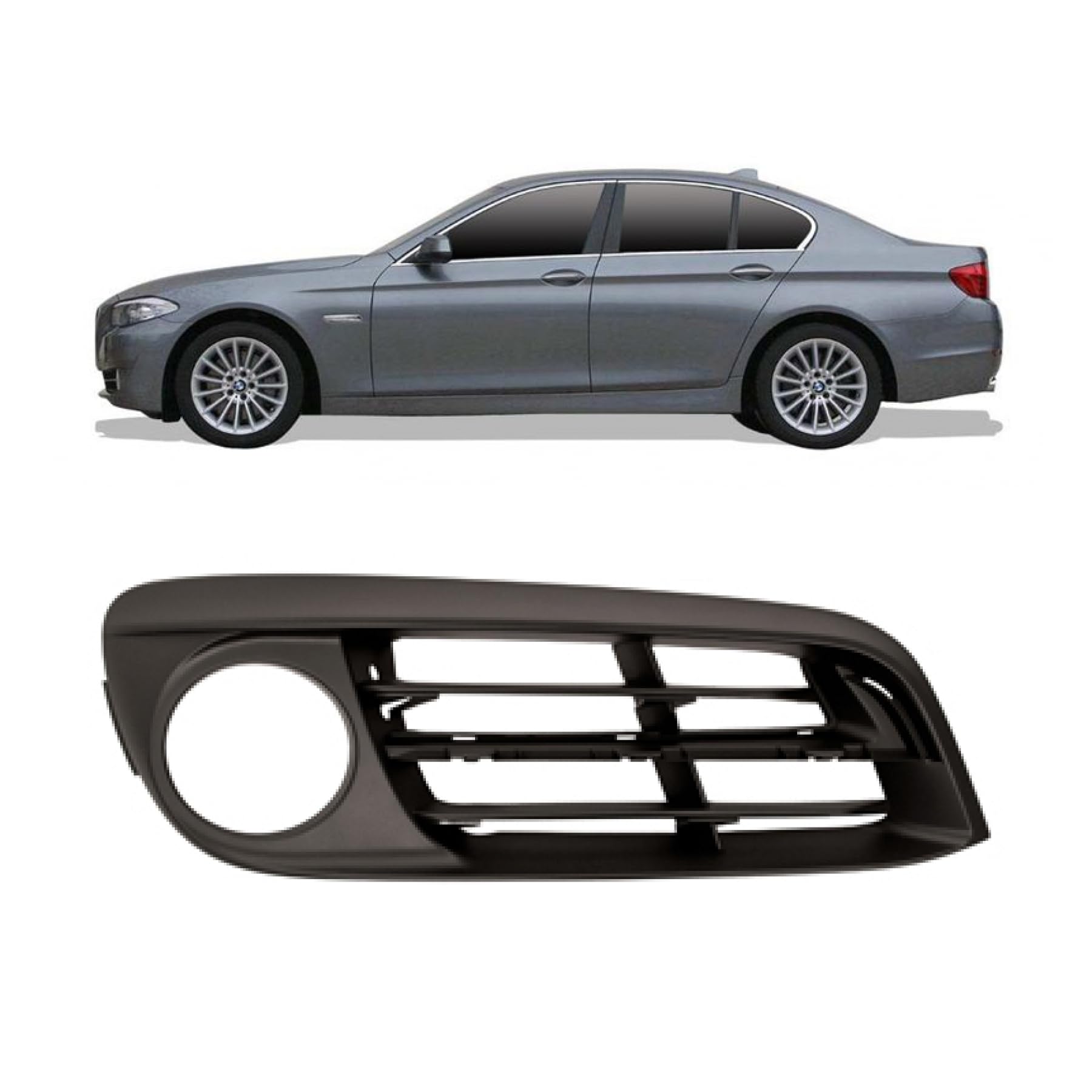 DM Autoteile 114944 Nebelscheinwerfer Gitter vorne rechts kompatibel für BMW 5er Touring F10 Facelift 2013-2016 DM Autoteile 114944 Nebelscheinwerfer Gitter vorne rechts kompatibel für BMW 5er Touring F10 Facelift 2013-2016 von DM Autoteile