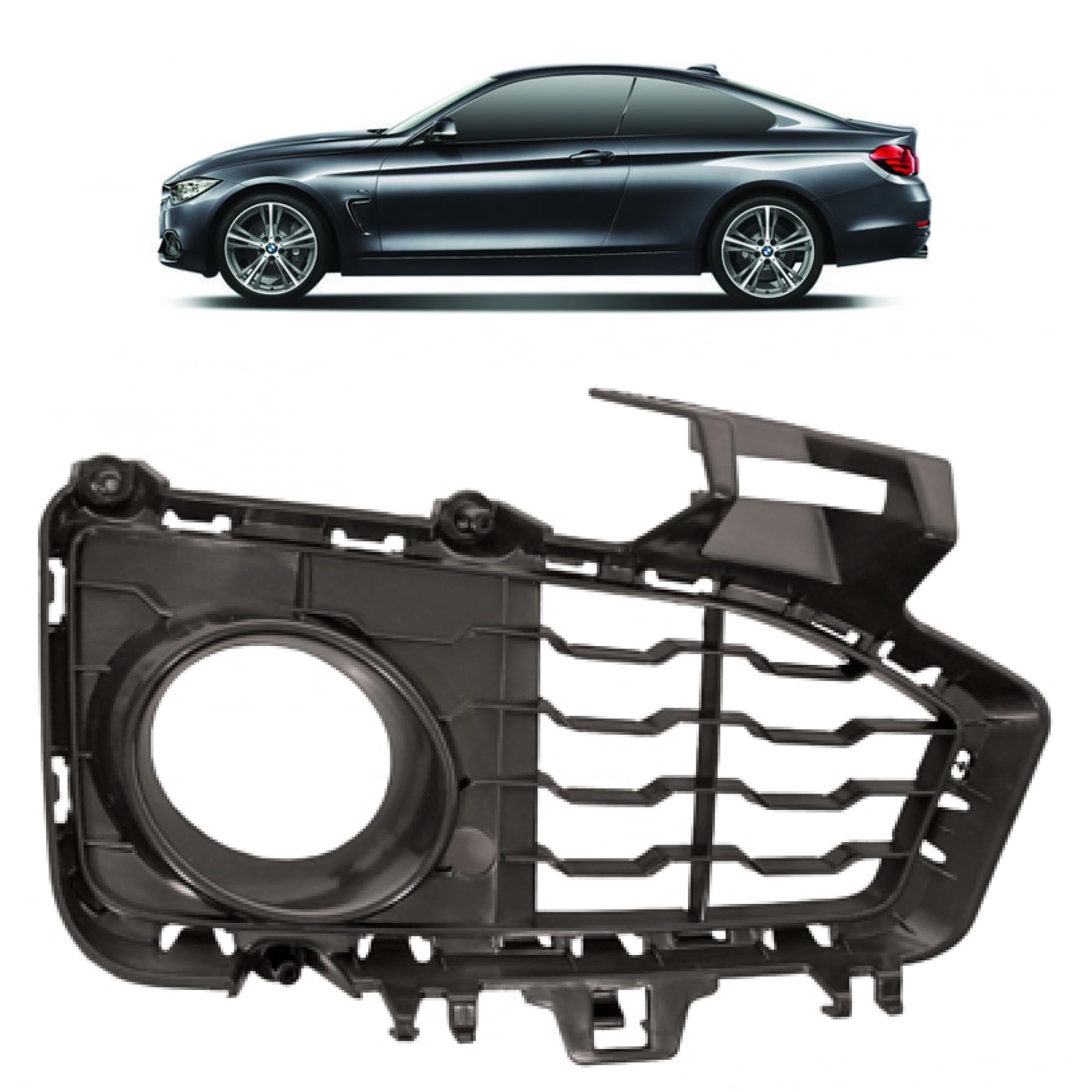 DM Autoteile 115335 Nebelscheinwerfer Gitter links kompatibel für BMW 4er F32 Coupe F33 Cabrio M-Paket DM Autoteile 115335 Nebelscheinwerfer Gitter links kompatibel für BMW 4er F32 Coupe F33 Cabrio M-Paket von DM Autoteile