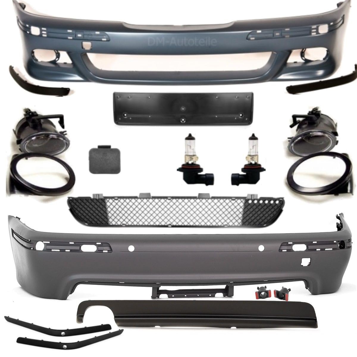 DM Autoteile 1320 SPORT Bodykit Stoßstange Limousine KOMPLETT kompatibel für BMW E39 außer M M5 mit*ABE DM Autoteile 1320 SPORT Bodykit Stoßstange Limousine KOMPLETT kompatibel für BMW E39 außer M M5 mit*ABE von DM Autoteile