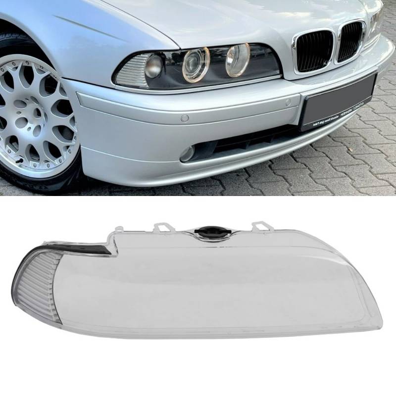 DM Autoteile 1383 Scheinwerfer Gehäuse Rechts Blinker Weiß Halogen Xenon kompatibel für BMW E39 00-03 von DM Autoteile