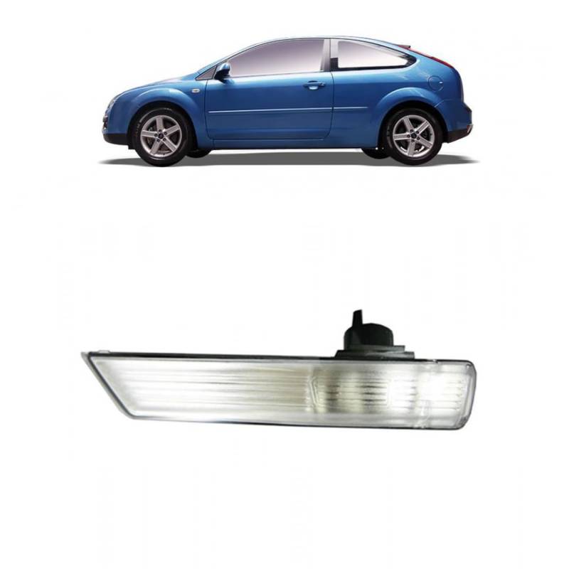 DM Autoteile 140368 Spiegelblinker vorne links kompatibel für Ford Focus II Turnier Cabriolet III Mondeo IV BA7 von DM Autoteile