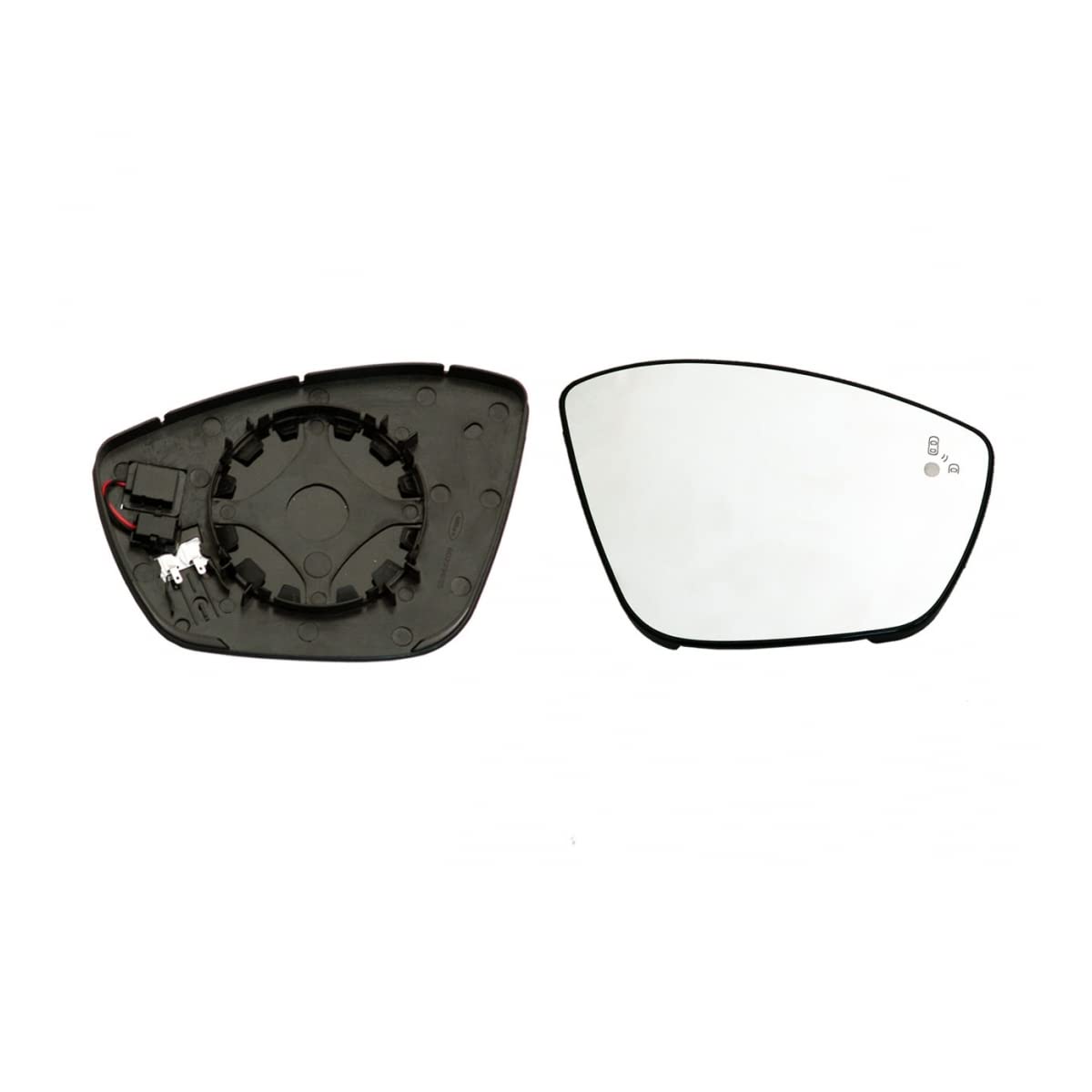 DM Autoteile 148098 Spiegelglas Außenspiegel rechts beheizbar konvex kompatibel für Peugeot 308 II SW von DM Autoteile