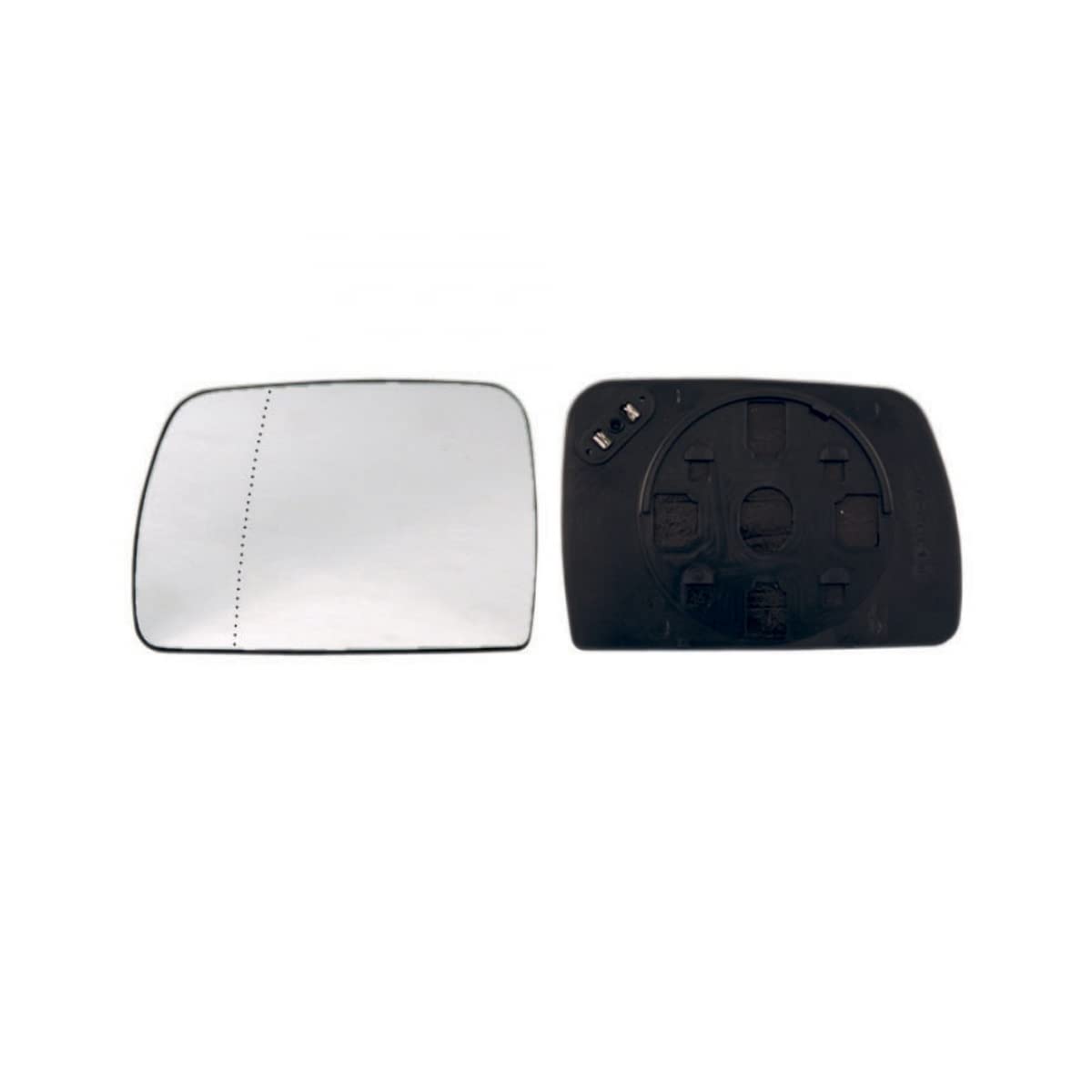 DM Autoteile 148439 Spiegelglas Außenspiegel links beheizbar asphärisch kompatibel für BMW X5 (E53) von DM Autoteile