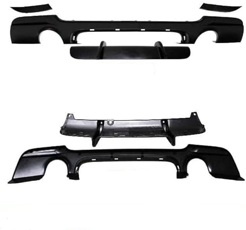 DM Autoteile 1652 Sport-Performance Heckdiffusor 335i 335d Schwarz kompatibel für BMW 3er E92 E93 M-Paket von DM Autoteile