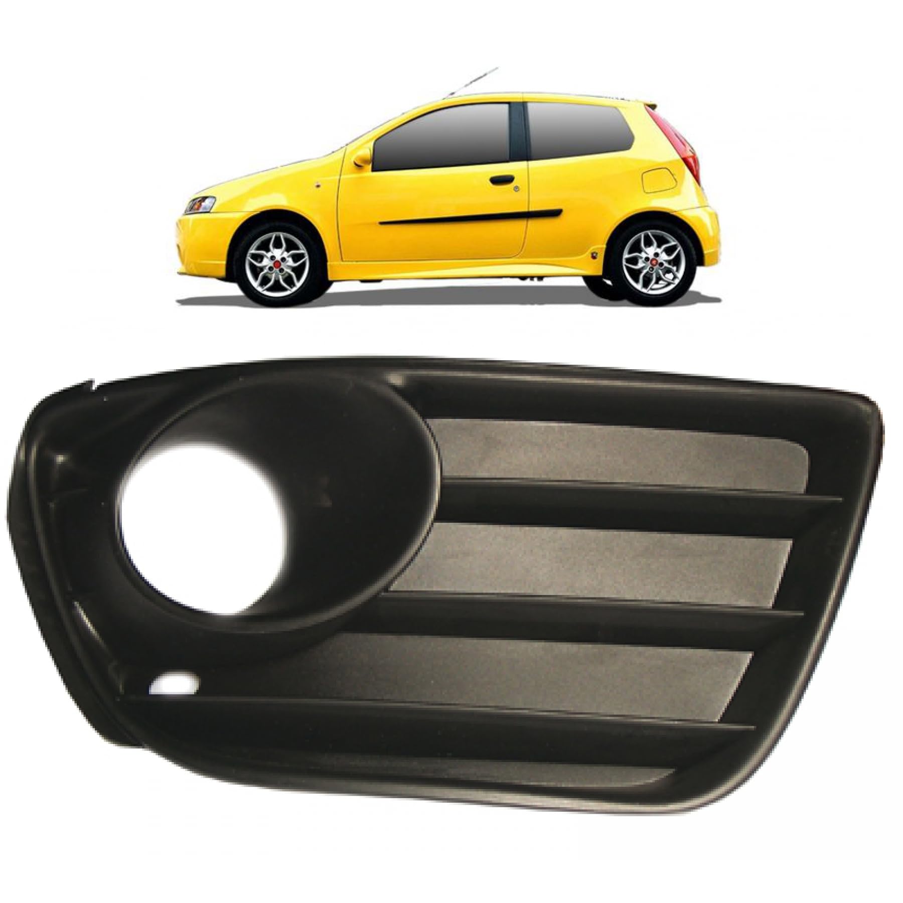 DM Autoteile 186851 Nebelscheinwerfer Gitter Blende vorne rechts kompatibel für Fiat Punto 188 Bj. 2003-2011 DM Autoteile 186851 Nebelscheinwerfer Gitter Blende vorne rechts kompatibel für Fiat Punto 188 Bj. 2003-2011 von DM Autoteile