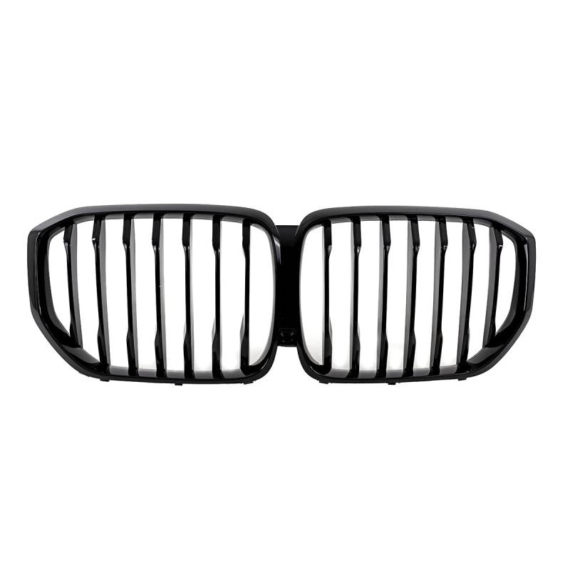 DM Autoteile 1896 Sport Kühlergrill Kühlergitter schwarz hochglanz kompatibel für BMW X5 G05 ab 2018 von DM Autoteile