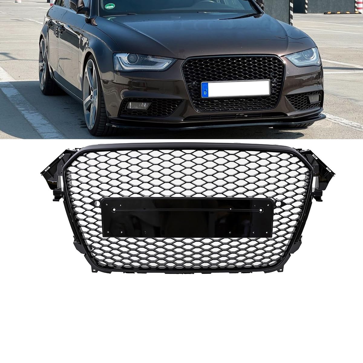 DM Autoteile 2-4130 Kühlergrill Wabengrill komplett Schwarz glänzend mit PDC passend Audi A4 B8 Facelift 11-15 nicht RS4 DM Autoteile 2-4130 Kühlergrill Wabengrill komplett Schwarz glänzend mit PDC passend Audi A4 B8 Facelift 11-15 nicht RS4 von DM Autoteile