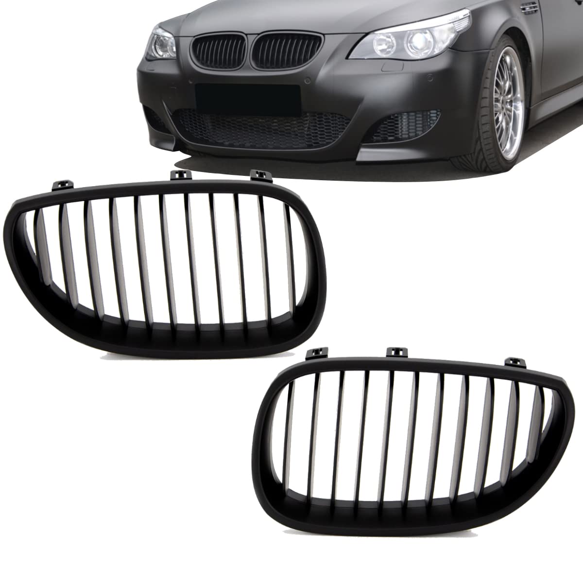 DM Autoteile 2x Kühlergrill Schwarz Matt SATZ passend für 5er E60/E61 Bj 03-10 DM Autoteile 2x Kühlergrill Schwarz Matt SATZ passend für 5er E60/E61 Bj 03-10 von DM Autoteile