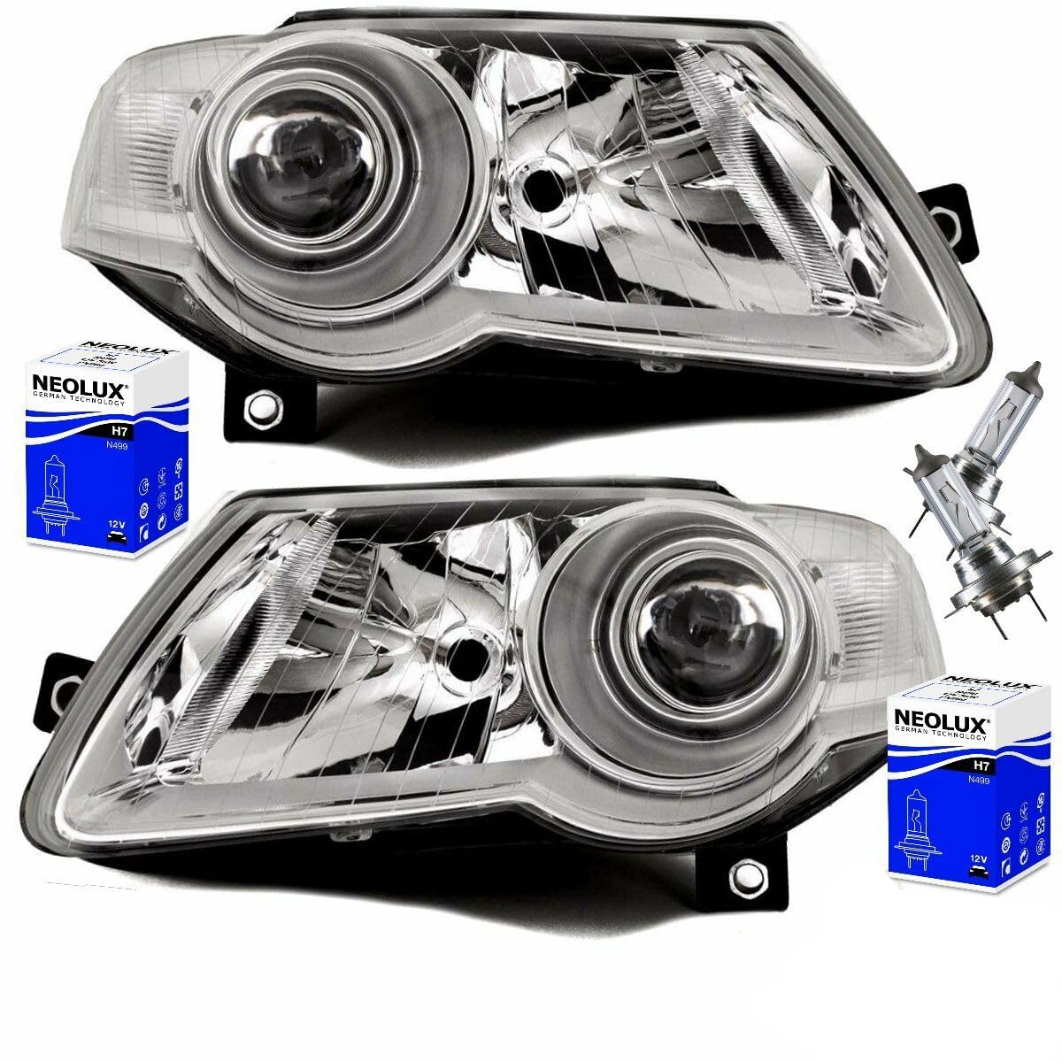 DM Autoteile 2x Scheinwerfer RECHTS & LINKS +Birnen + Motor Passat 3C 3C2 3C5 HELLA SYSTEM von DM Autoteile