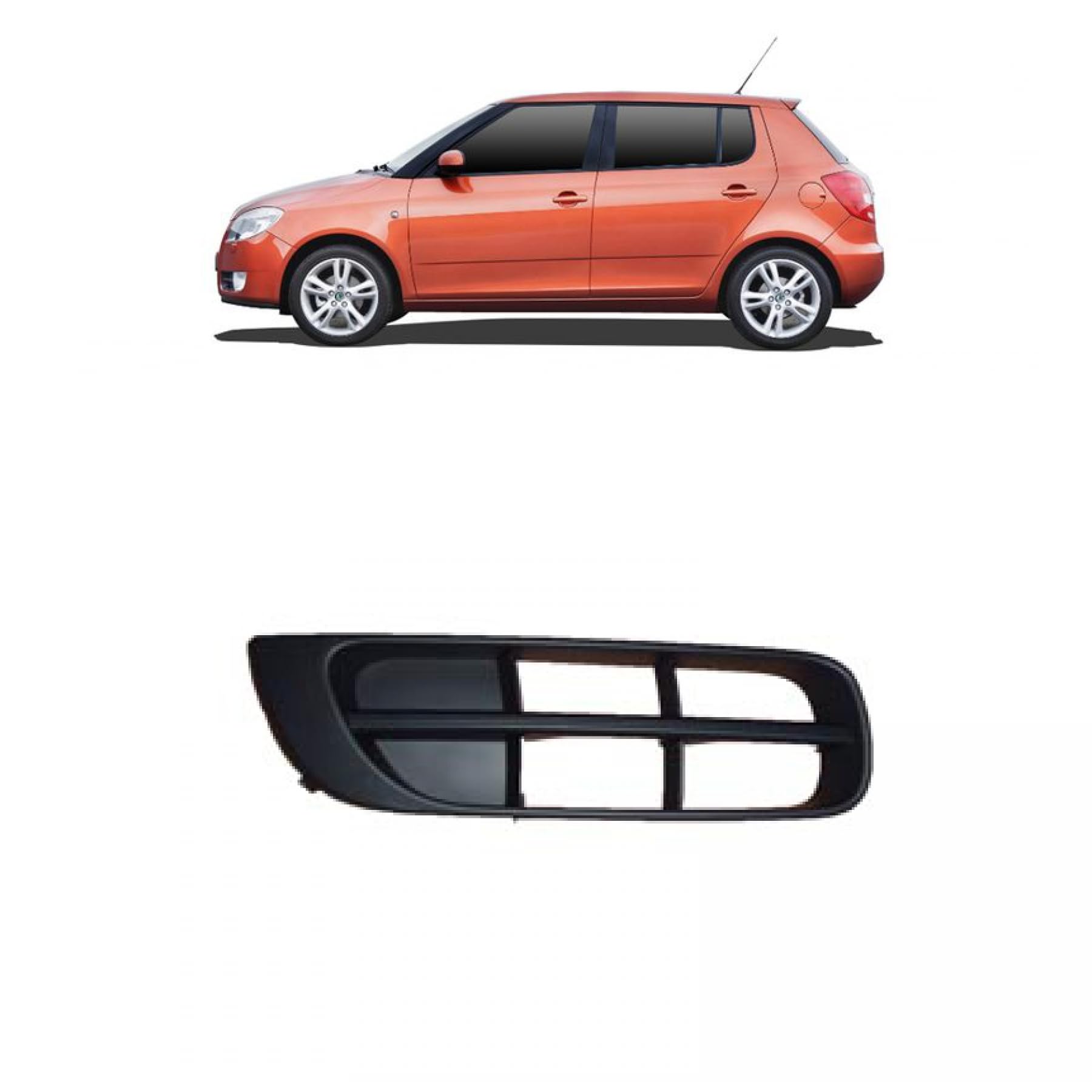 DM Autoteile 331004 Stoßstangen Gitter Blende vorne rechts kompatibel für Skoda Fabia II 542 Baujahr 2007-2010 DM Autoteile 331004 Stoßstangen Gitter Blende vorne rechts kompatibel für Skoda Fabia II 542 Baujahr 2007-2010 von DM Autoteile