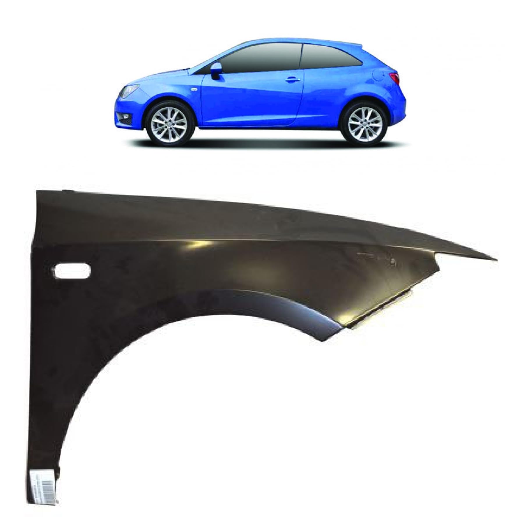 DM Autoteile 337002 Kotflügel vorne rechts kompatibel für Seat Ibiza IV Sportcoupe 08-12 DM Autoteile 337002 Kotflügel vorne rechts kompatibel für Seat Ibiza IV Sportcoupe 08-12 von DM Autoteile