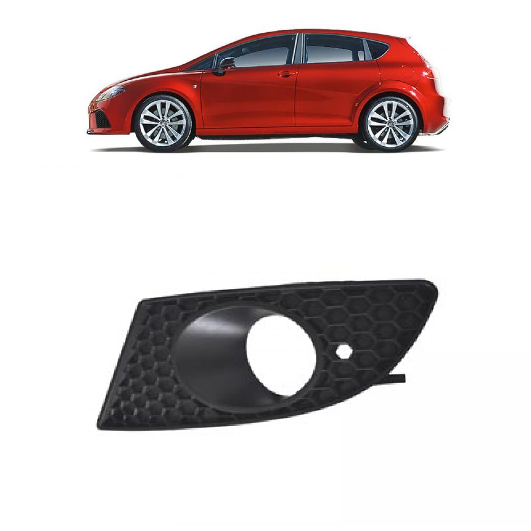 DM Autoteile 339110 Nebelscheinwerfer Gitter Blende vorne links kompatibel für Seat Leon 1P ab 2005-2009 DM Autoteile 339110 Nebelscheinwerfer Gitter Blende vorne links kompatibel für Seat Leon 1P ab 2005-2009 von DM Autoteile