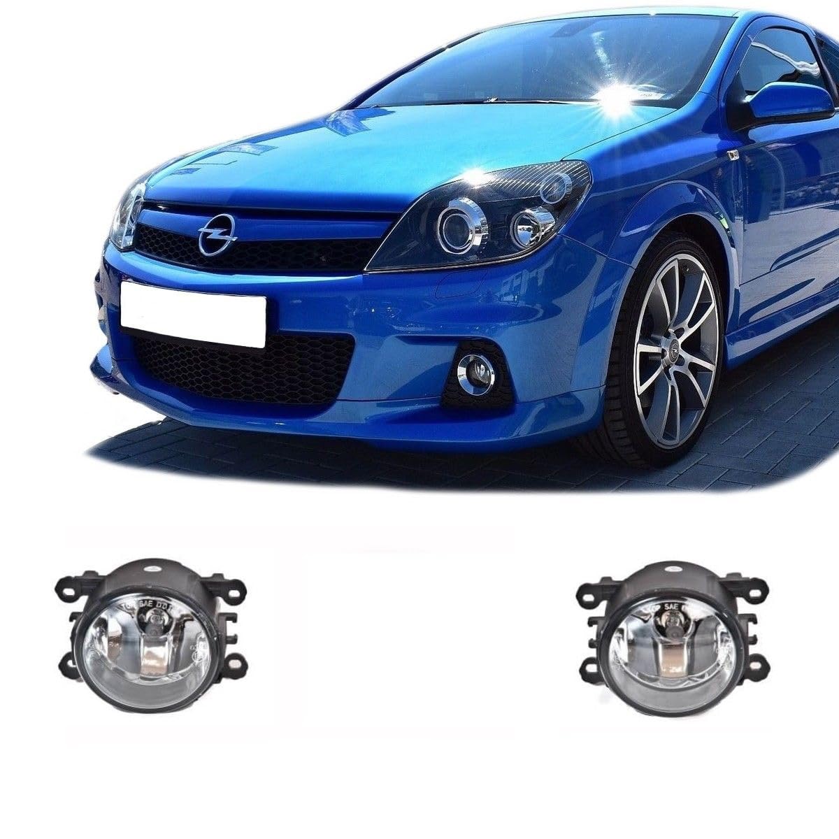 DM Autoteile ASTRA G H Twin Top Corsa D Nebelscheinwerfer SET Chrom Klarglas für OPC von DM Autoteile