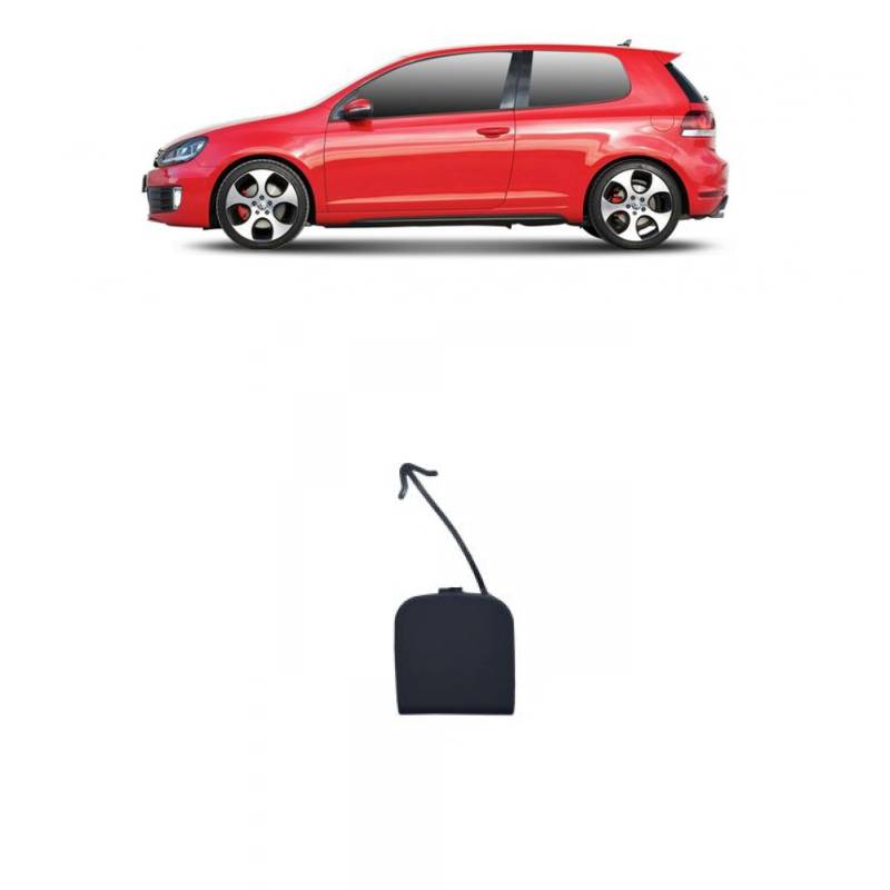 DM Autoteile Abschlepphaken Abdeckung Zughaken Stoßstange vorne kompatibel für VW Golf VI 09-13 von DM Autoteile