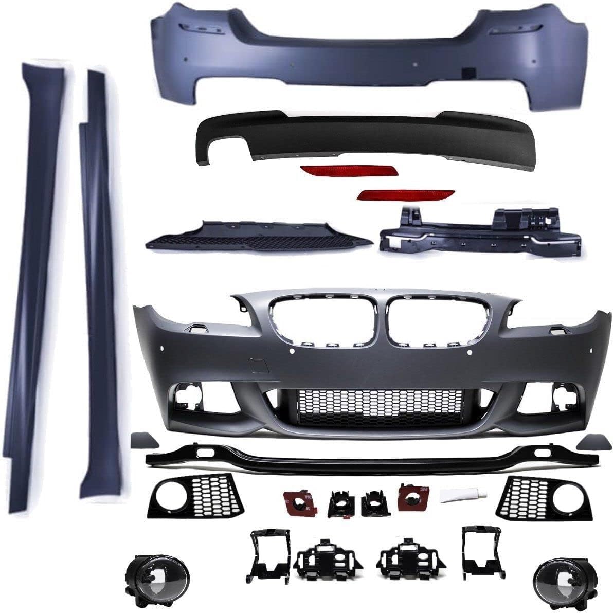 DM Autoteile Bodykit Front Heck Stoßstange Seitenschweller passend für F10 auch M-Paket von DM Autoteile
