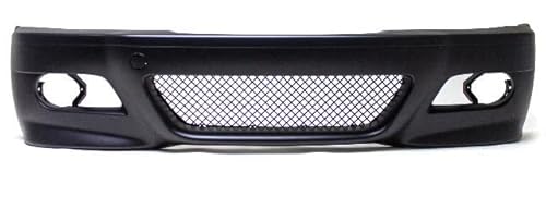 DM Autoteile Evo STOßSTANGE Vorne Schwarz passt für 3er E46 Coupe Cabrio 99-03 nicht M3 M von DM Autoteile