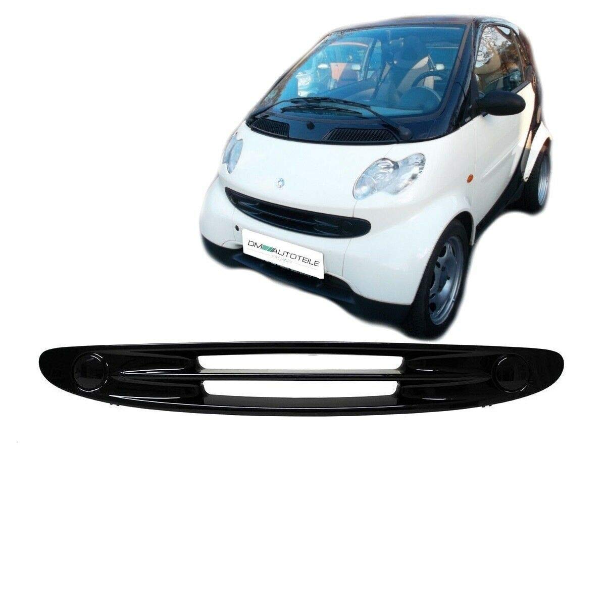 DM Autoteile Fortwo Coupe Cabrio 450 Kühlergrill Gitter ABS Schwarz Lackiert Bj. 03-07 von DM Autoteile