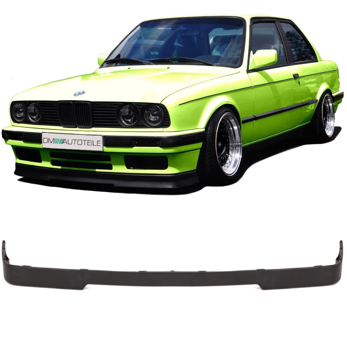 DM Autoteile Frontspoiler Lippe vorne Spoiler unten Schwarz 82-94 passend für alle E30 von DM Autoteile