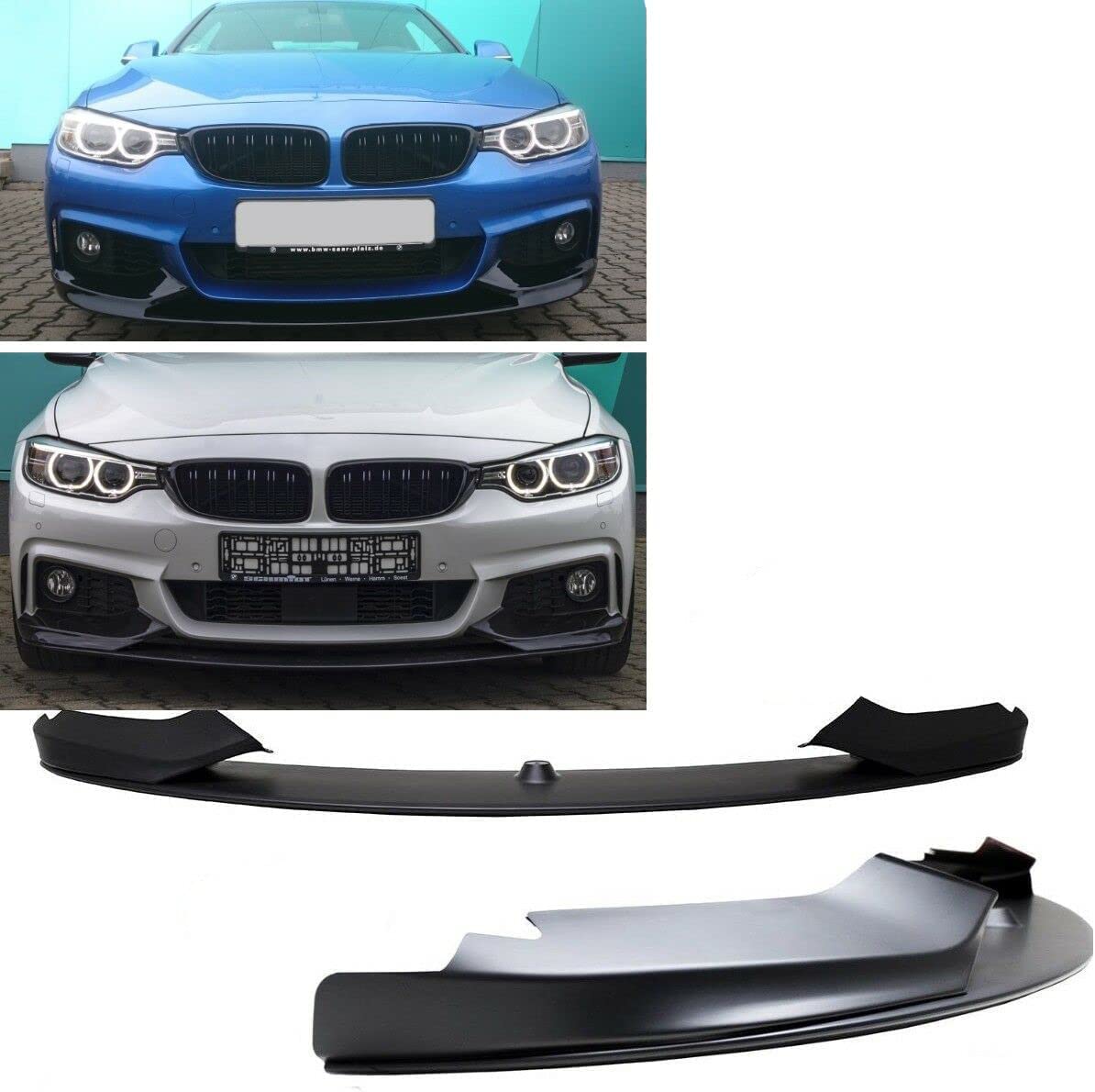 DM Autoteile 1583 ABE Frontspoiler Sport-Performance Schwarz Matt kompatibel für BMW 4er F32 F33 F36 M-Paket DM Autoteile 1583 ABE Frontspoiler Sport-Performance Schwarz Matt kompatibel für BMW 4er F32 F33 F36 M-Paket von DM Autoteile