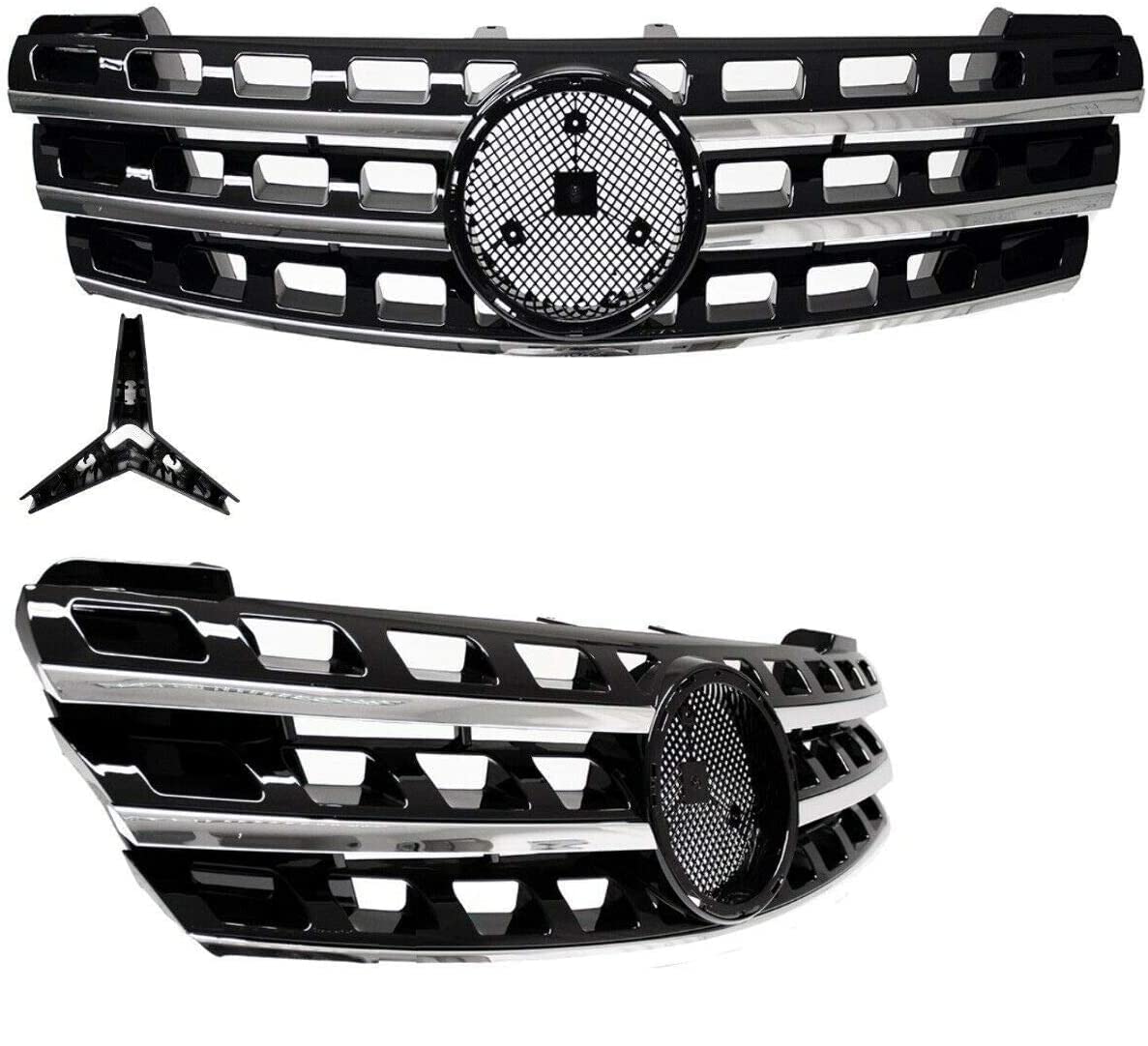 DM Autoteile Kühlergrill Schwarz hochglanz + Chrom passend für ML W164 05-08 Vormopf DM Autoteile Kühlergrill Schwarz hochglanz + Chrom passend für ML W164 05-08 Vormopf von DM Autoteile
