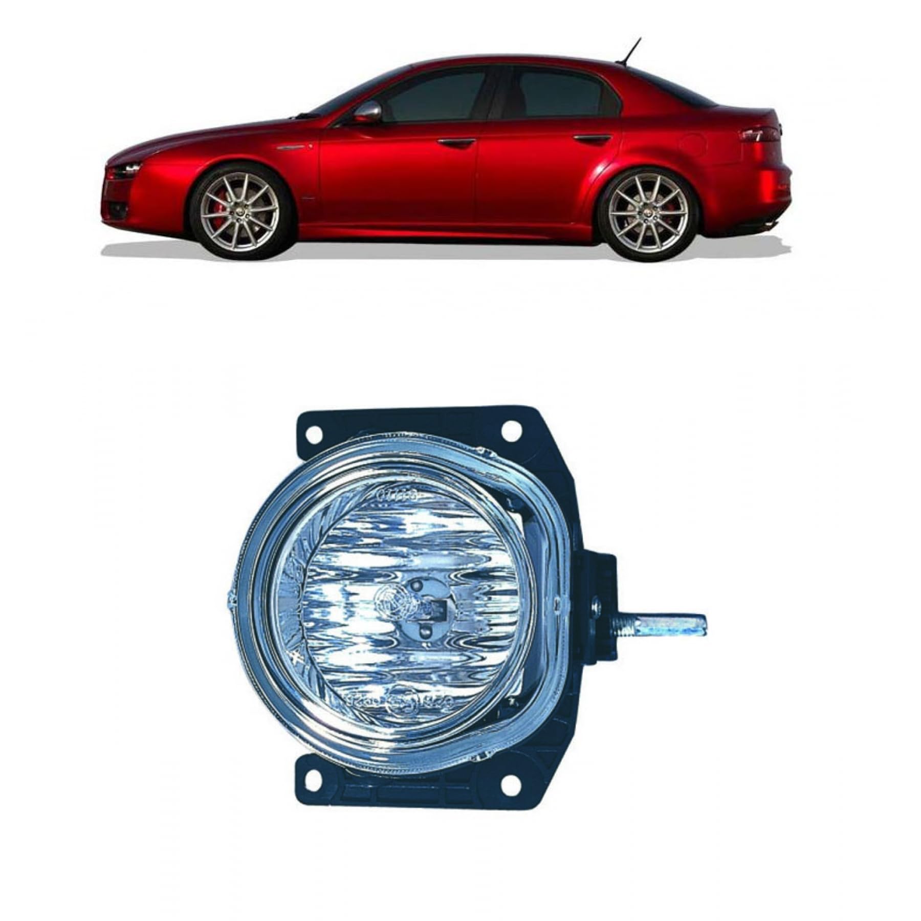 DM Autoteile Nebelscheinwerfer links rechts H1 kompatibel für Alfa Romeo 159 Sportwagon 142046 von DM Autoteile