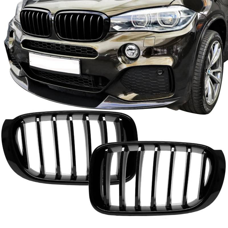 DM Autoteile Performance Kühlergrill passt für X3 F25 X4 F26 Schwarz Glanz ersetzt OE Nieren von DM Autoteile