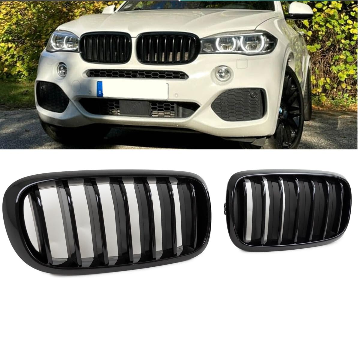 DM Autoteile Performance Kühlergrill passt für X5 F15 X6 F16 Schwarz Glanz ersetzt OE Nieren DM Autoteile Performance Kühlergrill passt für X5 F15 X6 F16 Schwarz Glanz ersetzt OE Nieren von DM Autoteile