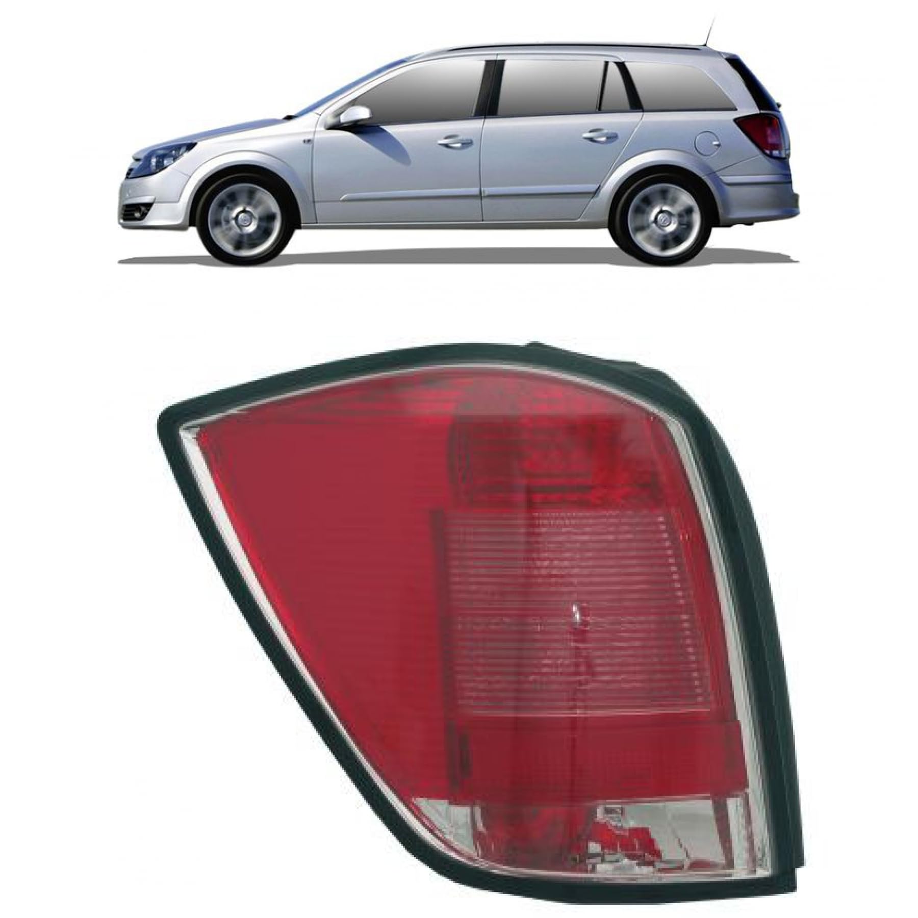 DM Autoteile Rückleuchte Heckleuchte Rücklicht rechts PY21W kompatibel für Opel Astra H Caravan (A04) 145456 von DM Autoteile