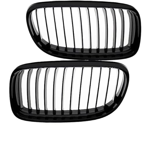 DM Autoteile SET 2x Kühlergrill Grill Schwarz Hochglanz passend für 3er E90 E91 LCI 08- von DM Autoteile