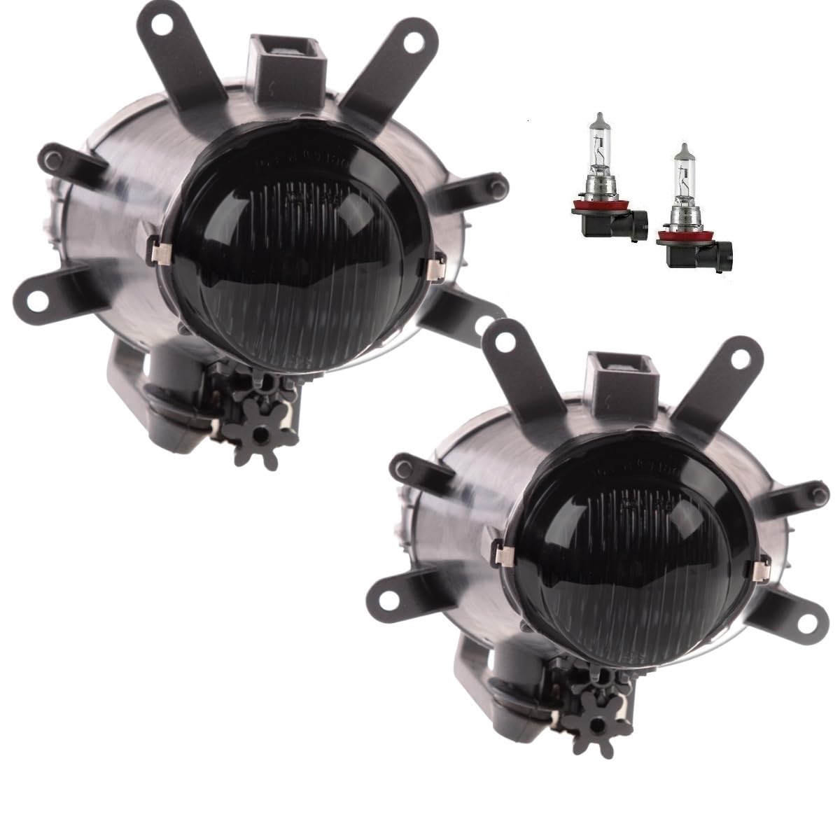DM Autoteile 4155 Set H11 Nebelscheinwerfer Smoke Klarglas kompatibel für BMW 3er E46 Limousine Touring 01-05 DM Autoteile 4155 Set H11 Nebelscheinwerfer Smoke Klarglas kompatibel für BMW 3er E46 Limousine Touring 01-05 von DM Autoteile