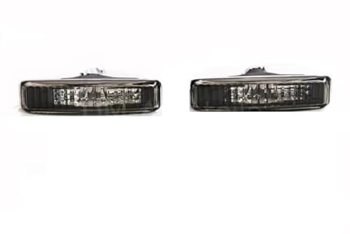 DM Autoteile Set Seitenblinker Schwarz Klarglas Facelift Design passt für E39 bj 95-03 von DM Autoteile